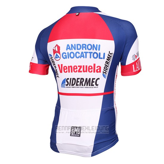 2015 Fahrradbekleidung Androni Giocattoli Wei Trikot Kurzarm und Tragerhose